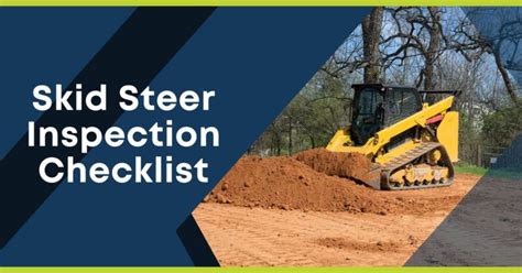 skid steer inspection number